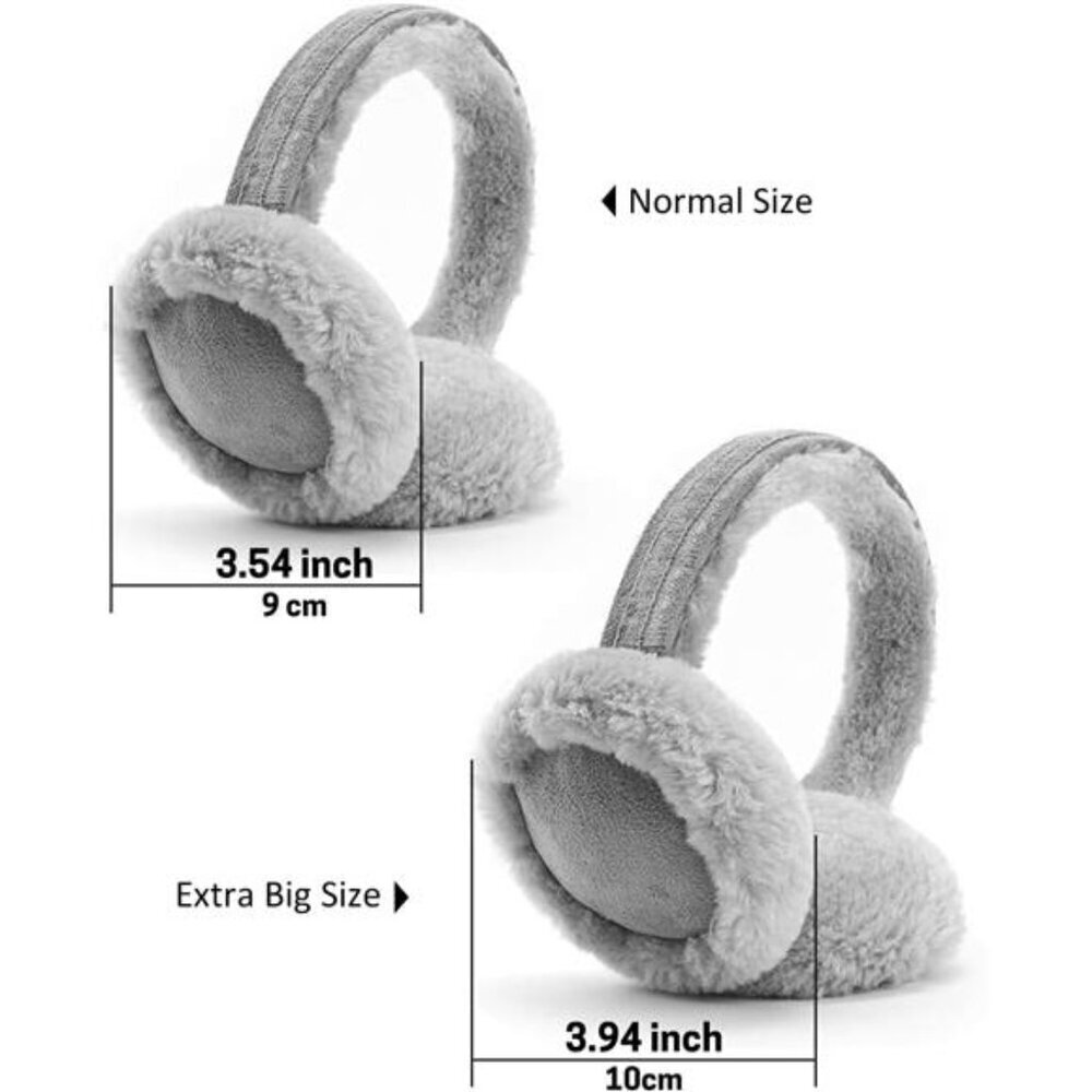 Cozy Ear Warmer Earmuffs for Women Winter Outdoor - Picture 3 of 7